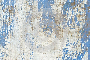 Texture of old paint blue