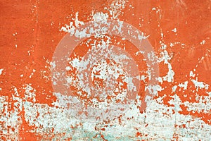 Texture of old painted concrete wall