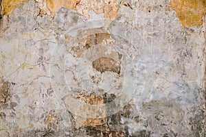 Texture of old rock wall for background with windows