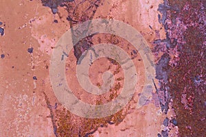 Texture of old rusty metal,old iron wall