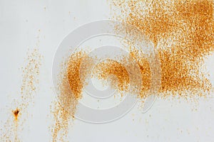 Texture of old rusty metal,old iron wall