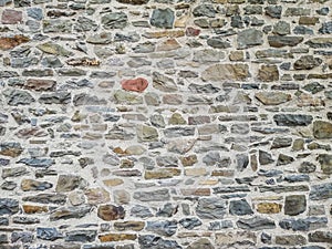 Texture of stone wall - rock bricks background