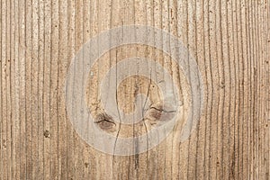 Texture of the old tree with longitudinal cracks, surface of ancient weathered wood, abstract background