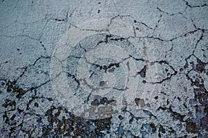 Texture of old wall with cracked paint, abstract background