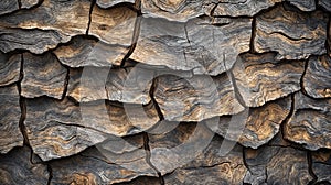 Texture of an old, weathered tree bark