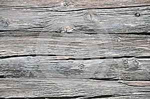 Texture of old wooden beams