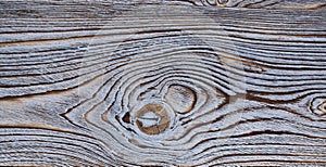 Texture of an old wooden Board with a knot.