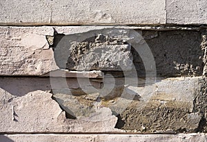 Texture of olde decorative plaster or concrete