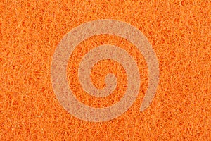 Texture of orange sponge background