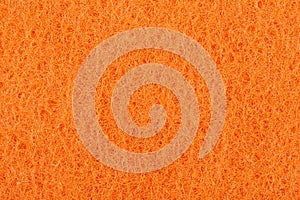 Texture of orange sponge background