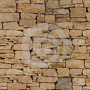 Texture orange stone brick wall, High resolution
