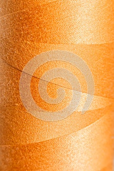 Texture of orange thread