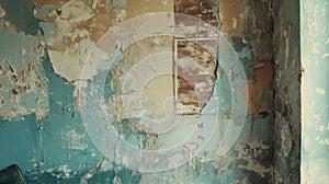 texture painting on wall