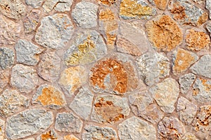 Texture pattern background colorful exterior naural stone wall