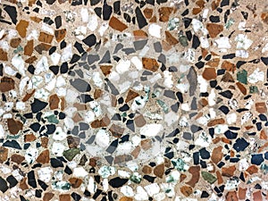 The surface of terrazzo.abstract background