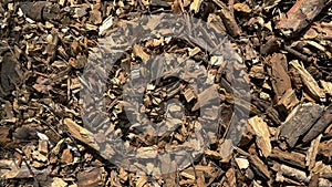 Texture pattern of small pieces of wood.