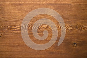 Texture of pine table covered with cherry wax background