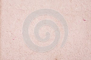 Texture of pink natural fiber paper, old paper.