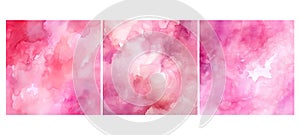 texture pink watercolor background