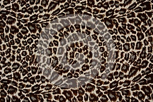 Texture of print fabric striped leopard