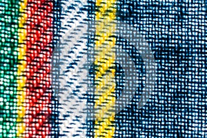 Texture,print and wale of fabric pattern