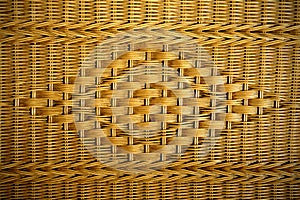 Texture of rattan furniture photo