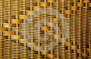 Texture of rattan furniture photo