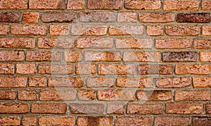 Texture of raw brick wall background