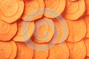Texture of raw carrots closeup