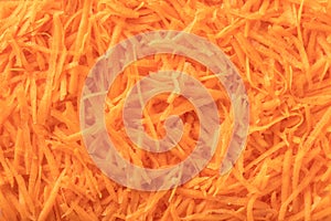 Texture of raw carrots closeup