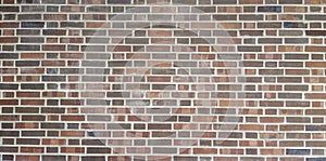 Texture of raw red brick wall background