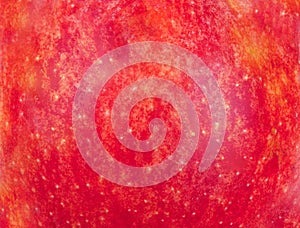 Texture of a red apple