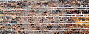 Texture of red bricks wall