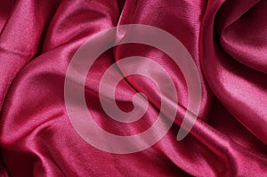 Texture red satin, silk background