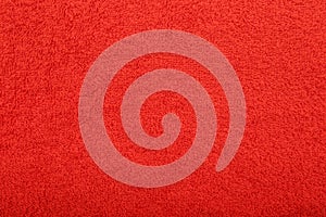 Texture of red towel