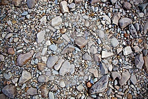 Texture of river stones