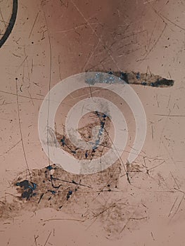 texture of ruined copper surface