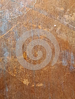 texture of ruined copper surface