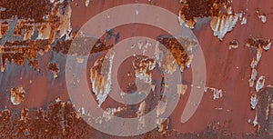 Texture of rust on old grunge metal surface background