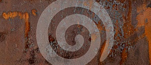 Texture of rust on old grunge metal surface background