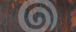 Texture of rust on old grunge metal surface background