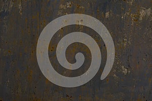 Texture of rusty metal. Iron background with rust spots.