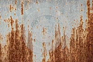Texture of a rusty metal surface