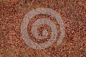 Texture of a rusty old barrel grunge garage corrosion marks metal wall