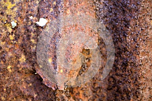 Texture of rusty steel plate