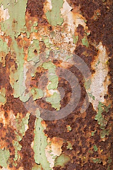 Texture of rusty steel plate