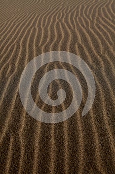 Texture of sand for background, pattern.