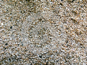 Texture of sand grains