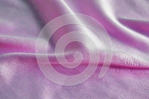 The texture is satin and chiffon fabric pink color for the background