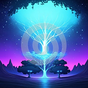 Texture scene forest shade green eclipse canvas leaf blurred